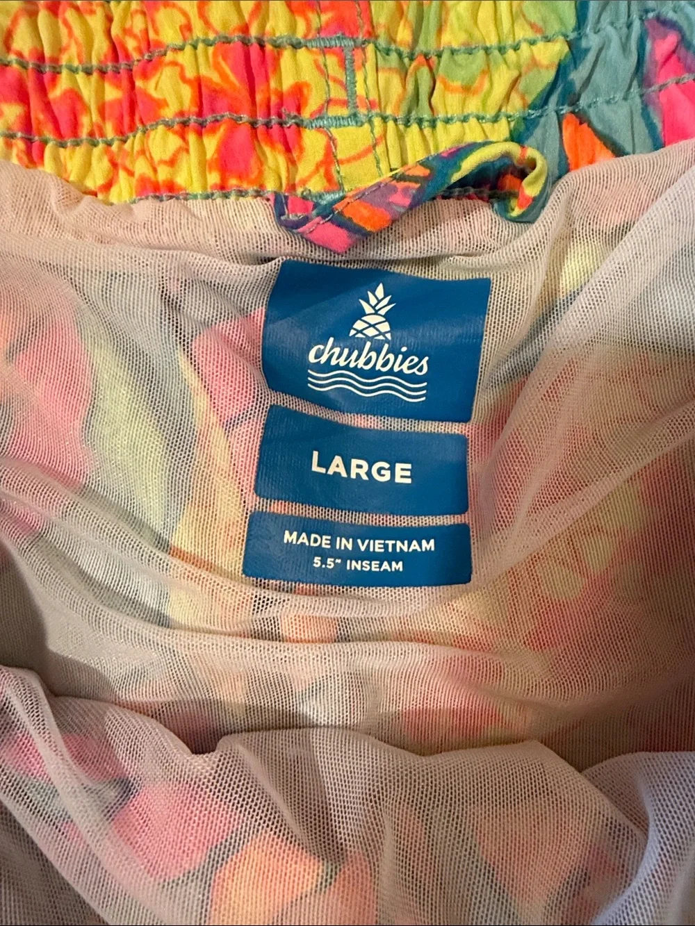 Men's Chubbies Swim Trunks Size L